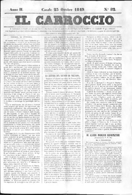 Il Carroccio - Edizione 82 del 23/10/1849
